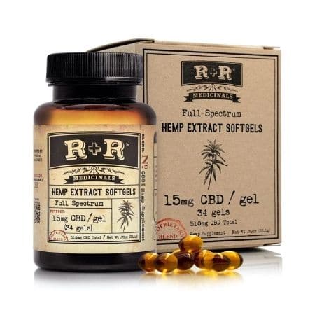 R+R Medicinals CBD Softgels