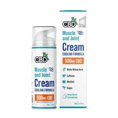 CBDfx CBD Cream for Muscle & Joint: Cooling Formula