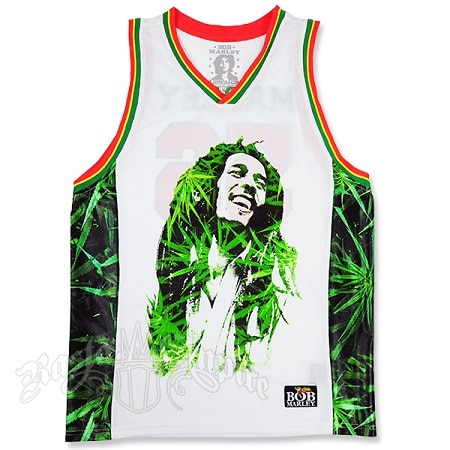 Rasta Empire Bob Marley Leaves Basketball Jersey