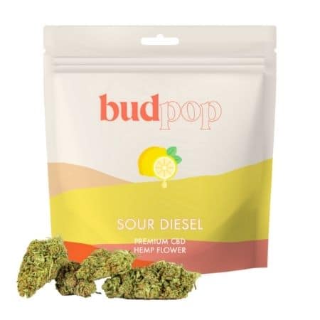 BudPop Sour Diesel CBD Hemp Flower